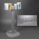 Poltex RESP5POS-3STL Respiratory Hygiene and PPE Station with Steel Stand - 5 Position (Consumables Not Included)