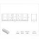 Poltex RESP5POS Respiratory Hygiene and PPE Station - Diagram Data Sheet
