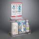 Poltex RESPG-CT-DCL Locking Respiratory Hygiene Station G - Countertop, With Decal Sign (Consumables Not Included)