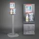 Poltex RESPH-3STL-DCL Respiratory Hygiene Station H - Steel Stand, With Decal Sign (Consumables Not Included)