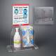 Poltex RESPH-CT-DCL Respiratory Hygiene Station H - Countertop, With Decal Sign (Consumables Not Included)