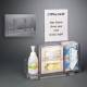 Poltex RESPI-CT-SLV Respiratory Hygiene Station I - Countertop, With Sign Sleeve (Consumables Not Included)