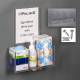Poltex RESPQ-W-SLV Respiratory Hygiene Station Q - Wall Mount, With Sign Sleeve (Consumables Not Included)