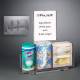 Poltex RESPU-CT-SLV Respiratory Hygiene Station U - Countertop, With Sign Sleeve (Consumables Not Included)