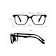 Phillips Safety Wrap Around Radiation Glasses Model 1388 -Frame Measurements