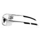 Phillips Safety Wrap Around Radiation Glasses Model 1388 - Silver S-50SS