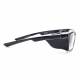 Model 15011 Plastic Frame Radiation Glasses - Black/Clear BKC-50SS
