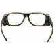 Model 15011 Plastic Frame Radiation Glasses - Black/Yellow BKY-50SS
