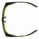 Model 15011 Plastic Frame Radiation Glasses - Black/Yellow BKY-50SS