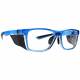 Model 15011 Plastic Frame Radiation Glasses - Cyan Blue CB-50SS