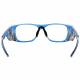 Model 15011 Plastic Frame Radiation Glasses - Cyan Blue CB-50SS