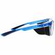 Model 15011 Plastic Frame Radiation Glasses - Cyan Blue CB-50SS