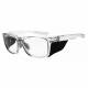 Model 15011 Plastic Frame Radiation Glasses - Crystal Clear CC-50SS