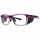 Model 15011 Plastic Frame Radiation Glasses - Crystal Purple CP-50SS