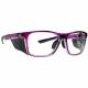 Model 15011 Plastic Frame Radiation Glasses - Crystal Purple CP-50SS