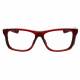 Model 15011 Plastic Frame Radiation Glasses - Crystal Red CR-50SS