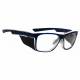 Model 15011 Plastic Frame Radiation Glasses - Navy Clear NVC-50SS