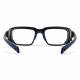 Model 16001 Wrap Around Radiation Glasses - Black Blue