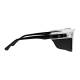 Phillips Safety Plastic Frame Radiation Glasses Model 190 - Clear (Right Side View)