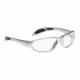 Model 208 Ultralite Wrap Lead Glasses - Silver