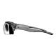 Phillips Safety Plastic Frame Radiation Glasses Model 240 - Black/Clear (Left Side View)