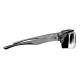 Phillips Safety Plastic Frame Radiation Glasses Model 240 - Black/Clear (Right Side View)