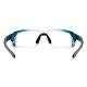 Phillips Safety Plastic Frame Radiation Glasses Model 240 - Blue/Clear (Back View)