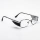 Model 320 Economy Metal Radiation Glasses with Side Shields - Gunmetal