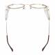 Metal Radiation Glasses with Side Shields Model 500 - Gold