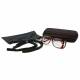 RG-52 Plastic Wrap Radiation Glasses with Included Accessories - Tortoise