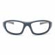 Model 703 Angled Frame Radiation Eyewear - Charcoal Grey