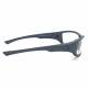 Model 703 Angled Frame Radiation Eyewear - Charcoal Grey