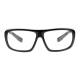 Phillips Safety Plastic Frame Radiation Glasses Model 9388 - Black (Front View)