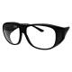 Phillips Safety Fit Over Radiation Glasses Model ESC302N - Black (Left Angle View)