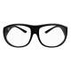 Phillips Safety Fit Over Radiation Glasses Model ESC302N - Black (Front View)