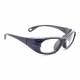 Model EGM Wrap Around Radiation Glasses - Black