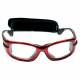 Wrap Around Radiation Glasses with Neoprene Strap Model EGM 