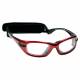 Wrap Around Radiation Glasses with Neoprene Strap Model EGM 