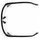 Plastic Frame Radiation Glasses Model EX601 - Black EX601B-BK-50SS