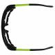 Plastic Frame Radiation Glasses Model EX601 - Matte Apple Green with Foam Gasket EX601BFS-AP-50SS