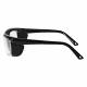 Plastic Frame Radiation Glasses Model EX601 - Black with Foam Gasket EX601BFS-BK-50SS