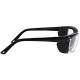 Plastic Frame Radiation Glasses Model EX601 - Black with Foam Gasket EX601BFS-BK-50SS