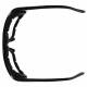 Plastic Frame Radiation Glasses Model EX601 - Black with Foam Gasket EX601BFS-BK-50SS