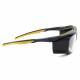 Model F10 Economy Radiation Glasses - Black with Yellow Accents
