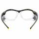 Model F10 Economy Radiation Glasses - Clear & Black with Yellow Accents