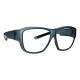 Phillips Safety Fit Over Radiation Glasses Model FitProtek - Gray (Right Angle View)
