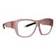 Phillips Safety Fit Over Radiation Glasses Model FitProtek - Pink (Right Angle View)