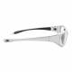 Wrap Around Radiation Glasses Model MX30 - Silver