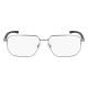 Phillips Safety Nike 4317 Radiation Glasses, Frame Size 55-14-145 - Satin Gunmetal/Black 070-55