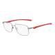 Phillips Safety Nike 4317 Radiation Glasses, Frame Size 55-14-145 - Satin Gunmetal/University Red 076-55